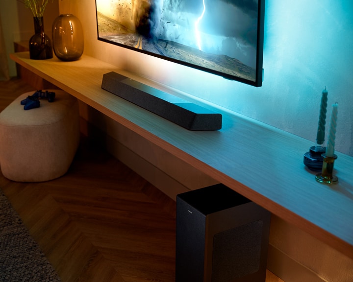 Versión móvil de la barra de sonido TAB8907