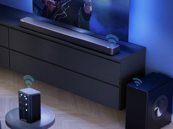 Función DTS Play-Fi de Philips en uso