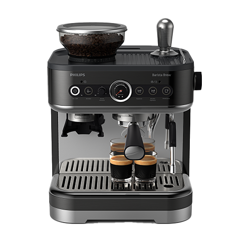 Contenedor único de granos en negro de Barista Brew de Philips