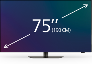 Televisores de 75 a 77 pulgadas
