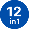 Icono de 13 funciones de cocción